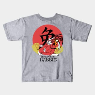 Year of The Rabbit Kung Fu Bunny Kids T-Shirt